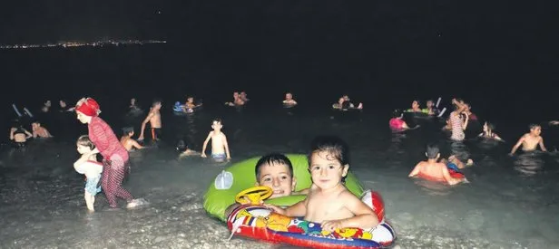 Gece plajı!
