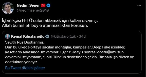 7'li koalisyonun adayı CHP'li Kemal Kılıçdaroğlu'nun FETÖ'yü aklama operasyonu! Rusya'yı suçladı: "Kasetlerin arkasında siz varsınız"-6