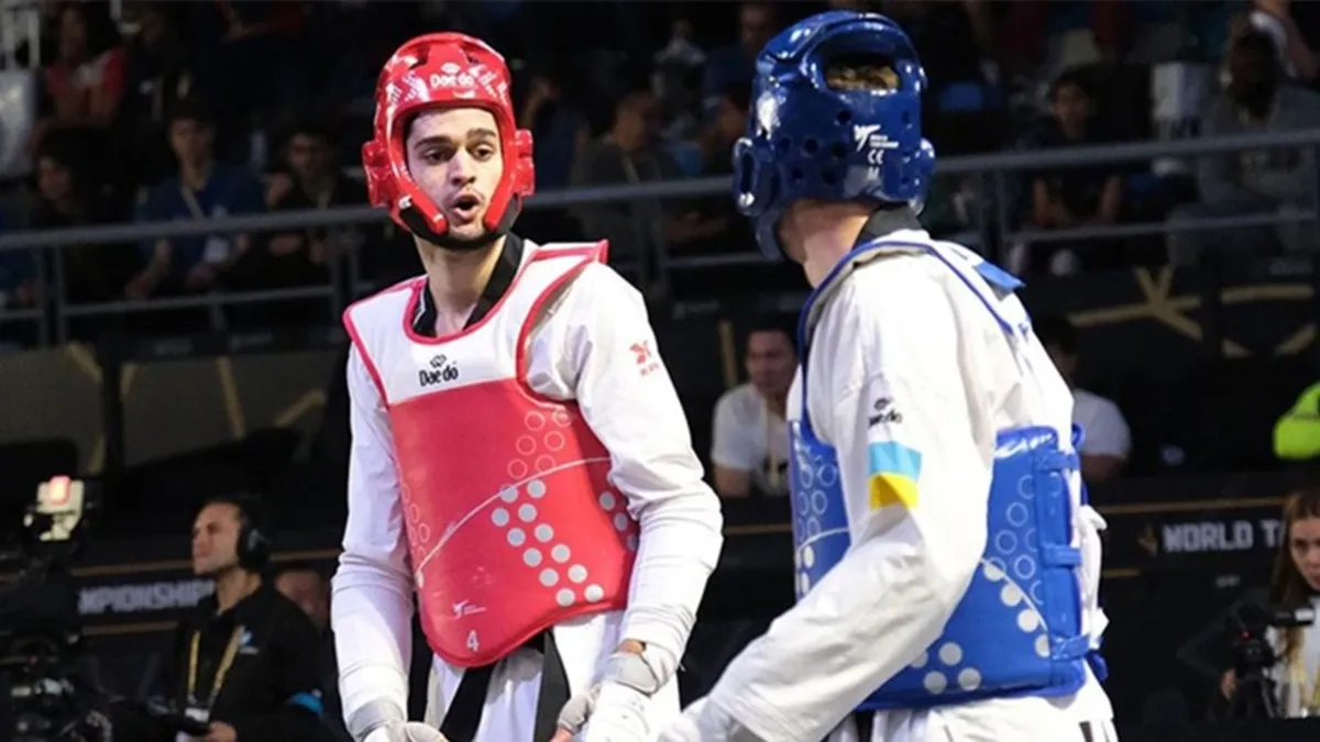 İZLE I Milli tekvandocu Enbiya Taha Biçer Avrupa Şampiyonu!