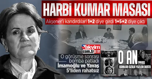 Ersan Şen o görüşmeyi anlattı! Meral Akşener mecbur kalmış... Ekrem İmamoğlu ve Mansur Yavaş 5 liderin yardımcılığından rahatsız...