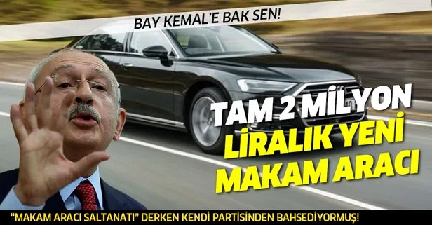 CHP Genel Başkanı Kemal Kılıçdaroğlu’na 2 milyon liralık yeni makam aracı!