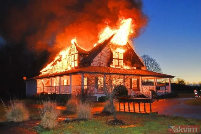 Rüyada evin yandığını görmek ne anlama gelir? Rüyada evin yandığını görmek neye işarettir? Rüyada yangın görmenin anlamı...