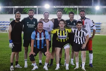 Mercan Köşk ekibi yoğun çekim temposuna futbol maçıyla mola verdi