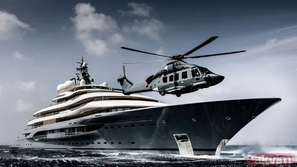 100 milyon dolardan pahalı! Yüzen saray Flying Fox Bodrum'da üzerindeki helikopter bile 10 milyon dolar - 16