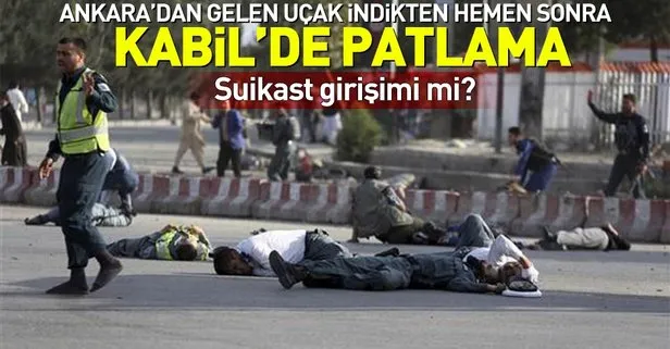 Ankara’dan Kabil’e giden uçak indikten kısa süre sonra Kabil’de patlama