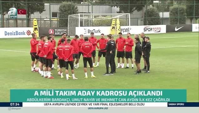 A Milli Takım aday kadrosu belli oldu