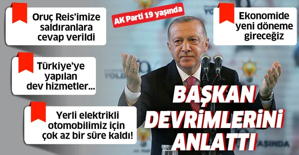 Başkan Recep Tayyip Erdoğan: Oruç Reis'imize saldıranlar bugün ilk cevabı aldılar