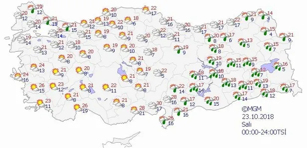 Meteoroloji'den son dakika sağanak uyarısı! 23 Ekim hava durumu! İstanbul ve diğer iller....-6
