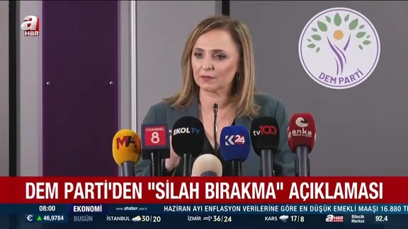 DEM Parti’den silah bırakma açıklaması