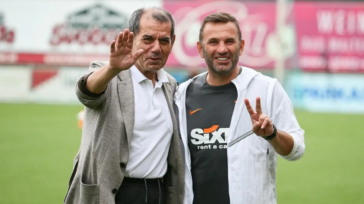 Galatasaray Başkanı Dursun Özbek'ten Teknik Direktör Okan Buruk'a Tam Destek