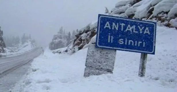 Meteoroloji Genel Müdürlüğü’nden Muğla ve Antalya için kar uyarısı
