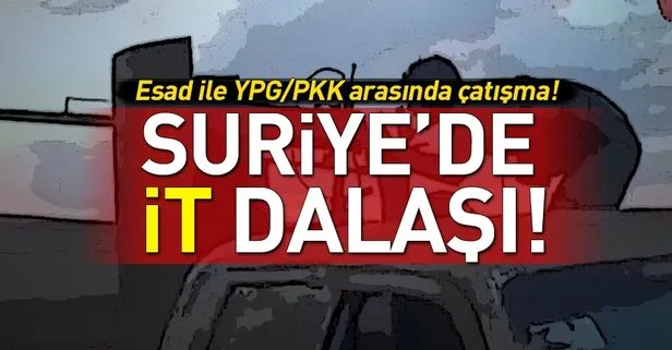 Esed güçleri ile YPG/PKK Hasekede çatıştı