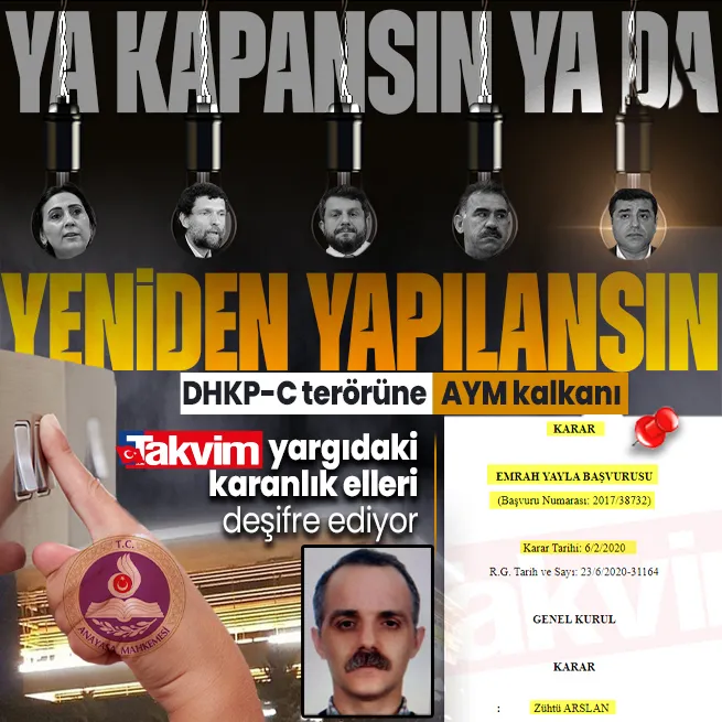 DHKP-C terörüne AYM kalkanı! Adliyeye saldıran terörist Emrah Yayla için hak ihlali kararı... TAKVİM yargıdaki karanlık elleri deşifre ediyor