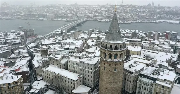 Kar kapıya dayandı; İzlanda kökenli soğuk hava İstanbul'da!