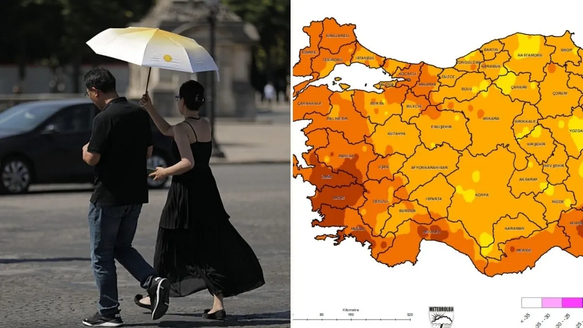 Meteoroloji ısı haritası turuncu seviyede! Güneş radyasyonu artıyor, sıcaklıklar 9 derece yükselecek: Tarih açıklandı