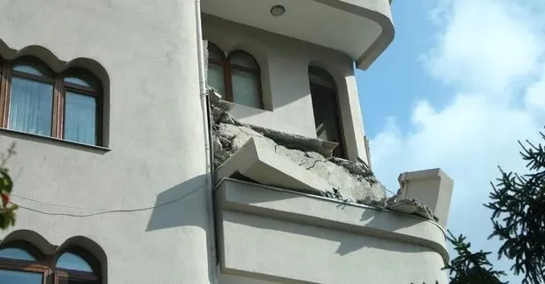 Son dakika: Şişli’de artçı depremler sonrası bir evin balkonu çöktü! Çok sayıda ekip sevk edildi