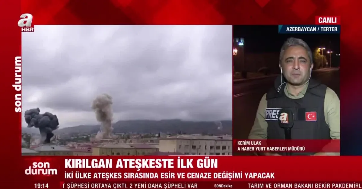 Ermenistan'dan ateşkes ihlali! Ağdam'a ateş açtılar