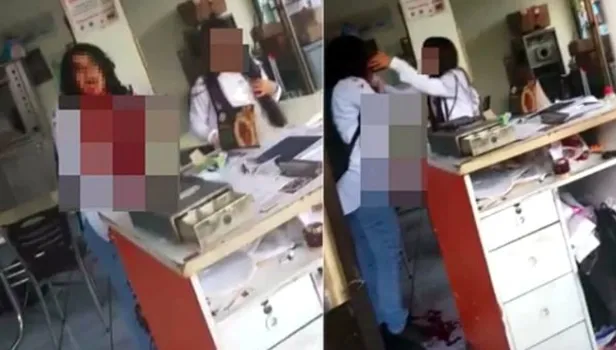 Eski eşi tarafından kızı önünde boğazından bıçaklanan Emine Bulut'un son görüntüsü ortaya çıktı: Ölmek istemiyorum