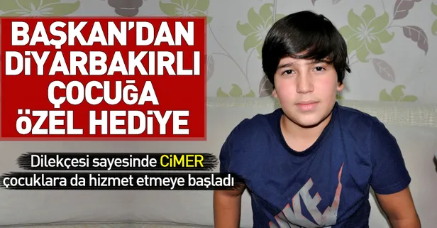 Cumhurbaşkanı Erdoğan’dan özel hediye istemişti, hediyesi evine geldi-1