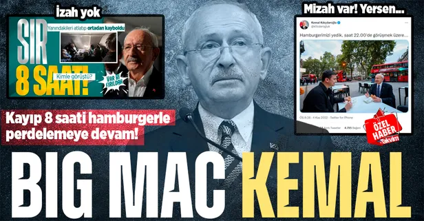 Kemal Kılıçdaroğlu'ndan Londra'da ucuz tiyatro! İzah edemediği kayıp 8 saati hamburgerle perdelemeye devam ediyor