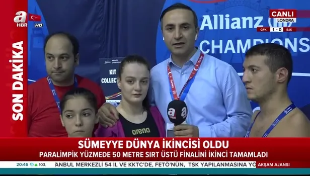 Sümeyye Boyacı Dünya Paralimpik Yüzme Şampiyonası'nda dünya ikincisi oldu