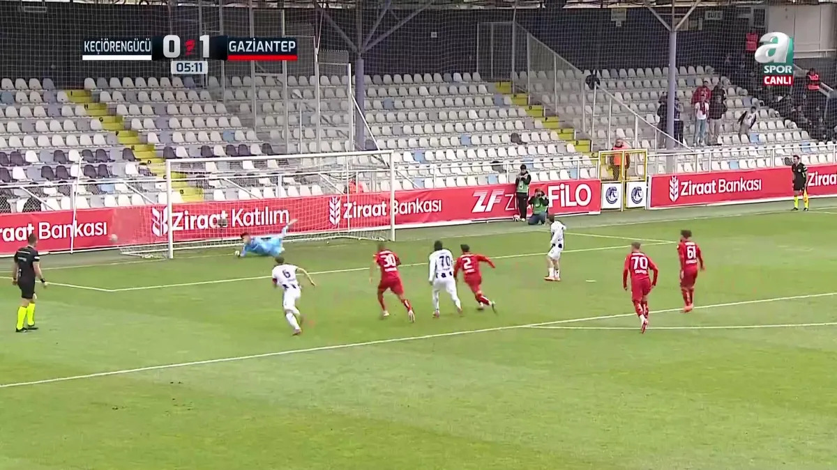 GOL | Keçiörengücü 1-1 Gaziantep FK