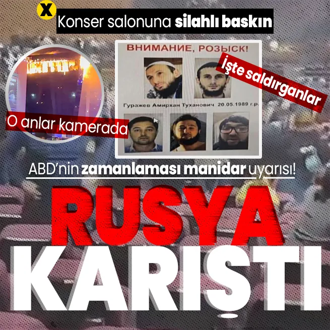 Moskova’da konser salonuna silahlı saldırı | Çok sayıda ölü ve yaralı var! Kanlı katliamı DEAŞ üstlendi