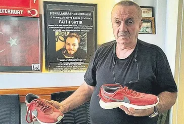 Satır satır dram! 15 Temmuz şehidi Fatih Satır’ın babası Turan Satır oğlunun kanlı ayakkabısına sarıldı