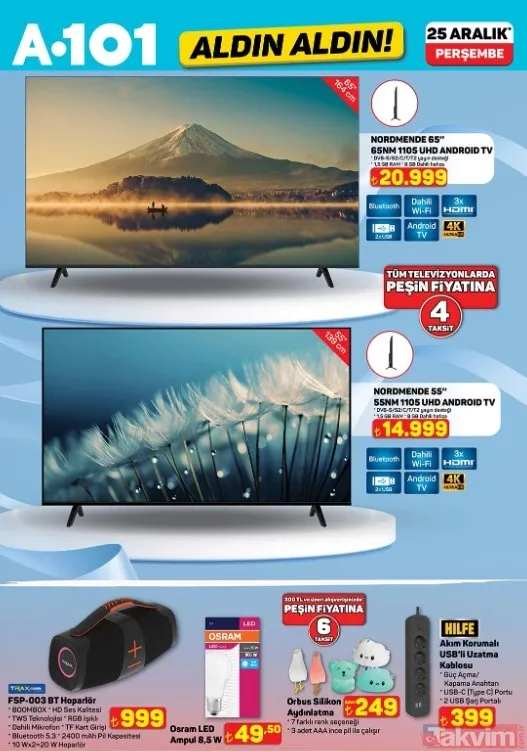 Yeni Yıl Sürprizi A101 Afişi Yayınlandı: 25 Aralık Dev İndirim Listesi - 16