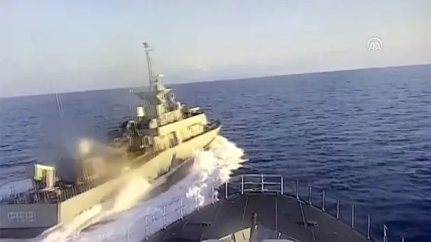 Yunan hücum botunun tacizi saniye saniye görüntülendi-1