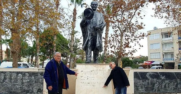 Mersin Silifke’de Atatürk Anıtı’na çirkin saldırı