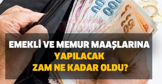 2021 Ocak ayı SSK ve Bağkur emekli maaşı kesin net zam oranı... Emekli ve memur maaşlarına yapılacak zam ne kadar oldu?