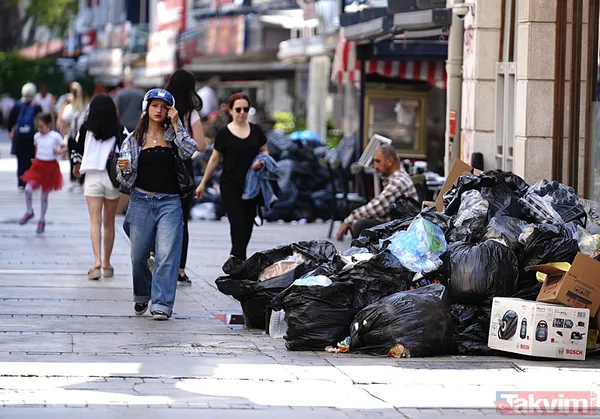 İzmir sokakları çöpten geçilmiyor... Özgür Özel suspus! - 2