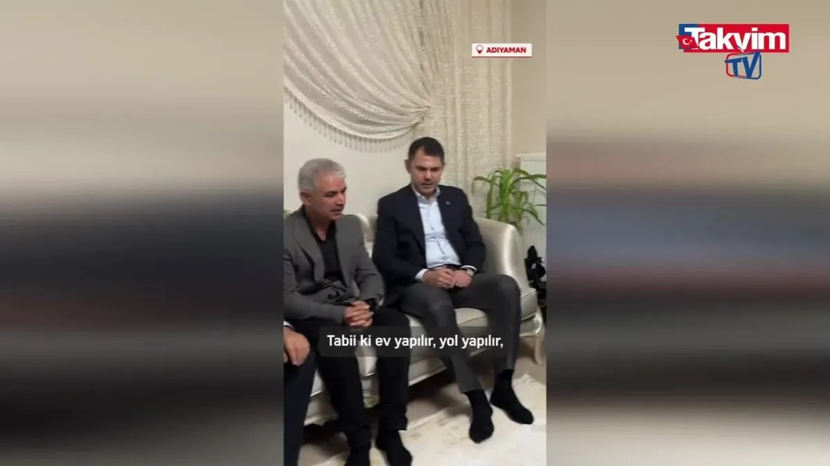Murat Kurum'dan anlamlı ziyaret