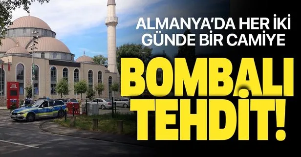 Almanya’da her iki günde bir camiye bombalı tehdit
