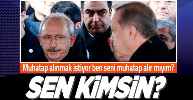 Başkan Erdoğan CHP’li Kemal Kılıçdaroğlu’nun talebini reddetti: Ben seni muhatap alır mıyım