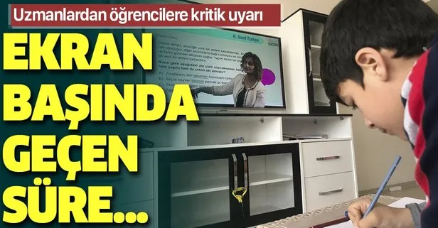 Öğrencilere uzaktan eğitim tüyoları! EBA TV uzaktan eğitim sırasında nelere dikkat etmeli?