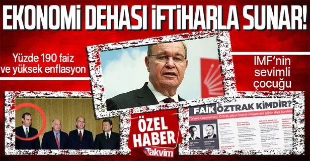 IMF'ye yanladı, yüzde 190 faizlerle vatandaşa buhranı yaşattı! İşte 128 milyar dolar yalanının baş mimarı Faik Öztrak