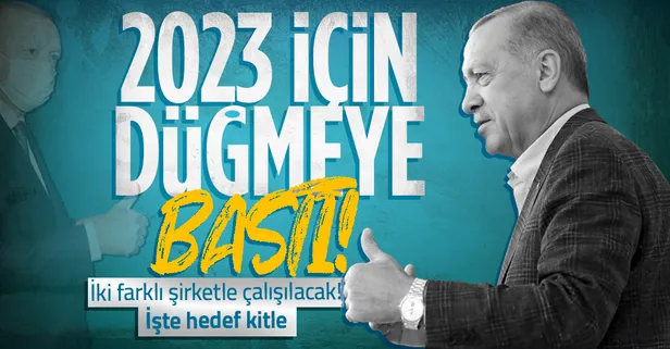 Son dakika: Başkan Erdoğan 2023 Yılı seçimleri için düğmeye bastı! İşte AK Parti'nin hedef kitlesi