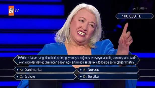 Kim Milyoner Olmak İster'de Avrupa'nın karanlık yüzünü bir kez daha açığa çıkaran soru!