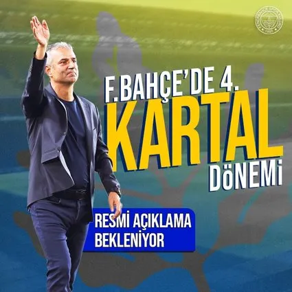 Fenerbahçe’de 4. İsmail Kartal dönemi!
