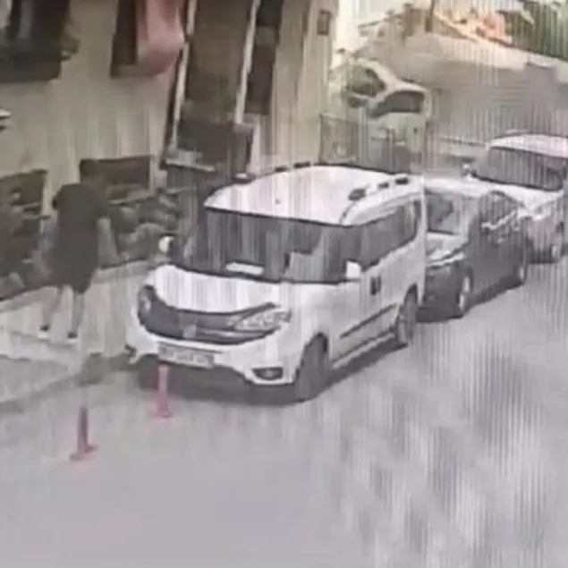 İstanbul’da dehşet anları kamerada