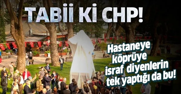 Heykel belediyeciliği tam gaz devam!