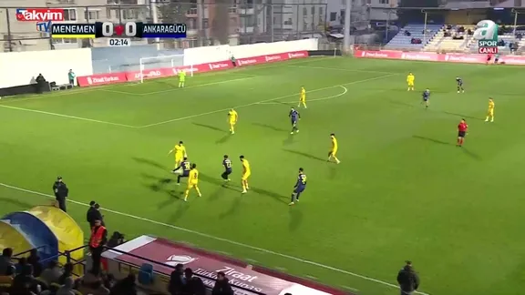 GOL İZLE: Menemen 0-1 Ankaragücü