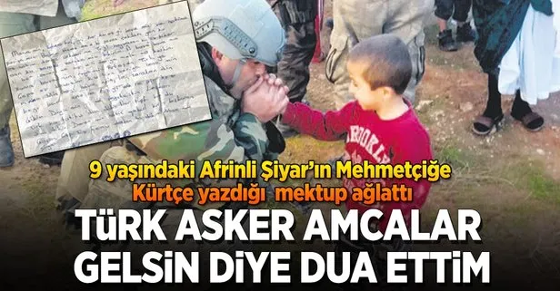 Türk asker amcalar gelsin diye dua ettim