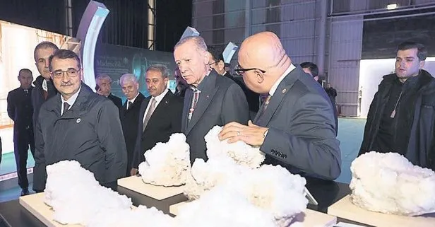Başkan Tayyip Erdoğan tarafından açılan tesis ile borun değeri katlandı