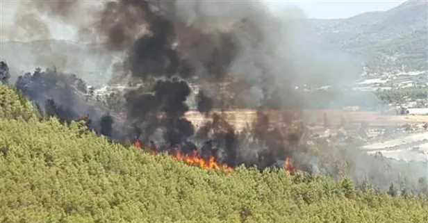 Muğla'dan bir kötü haber daha! Fethiye'de yangın çıktı