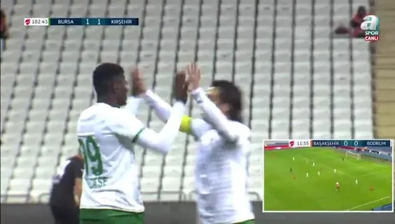GOL | Bursaspor 2-1 Kırşehir Belediyespor