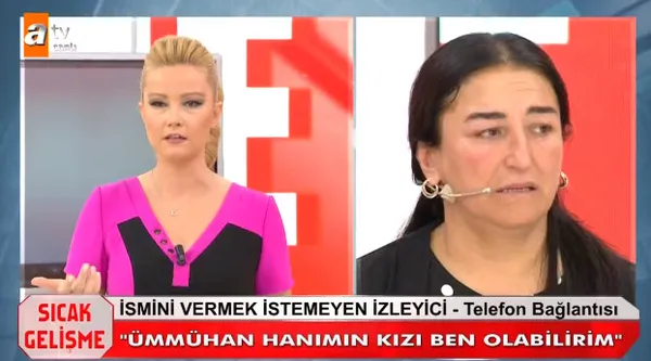 14 Kasım Müge Anlı canlı yayınında gergin dakikalar! Ümmühan Hanım 26 yıl sonra kızına kavuşacak mı?-5