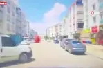 Ankara’da kafa kafaya çarpışma kamerada